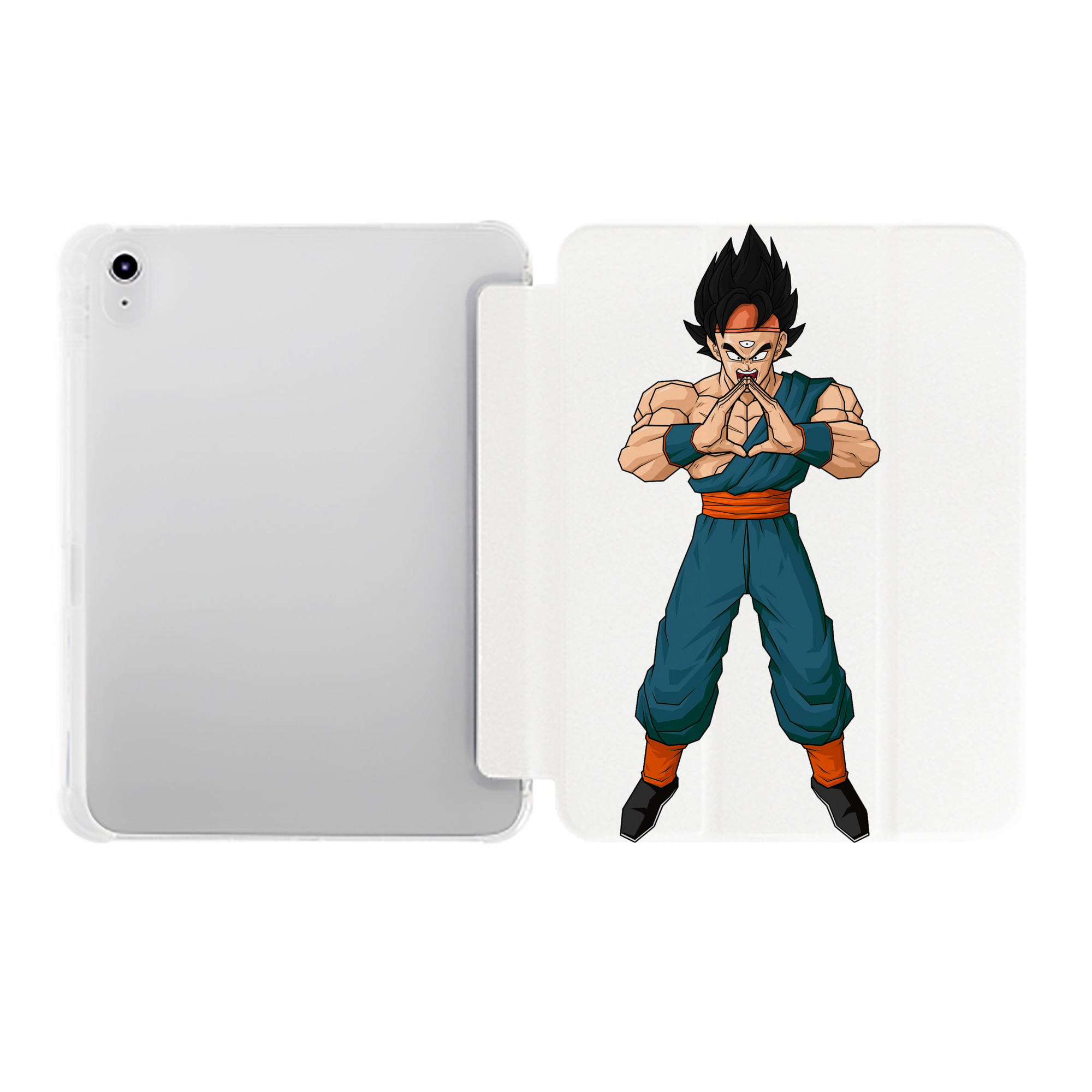 （画像用） ドラゴンボール DRAGON BALL IPad ケース ペン収納付き 三つ折りスタンド PUレザー×シリコン 対応機種9.5/10.5/10.9インチ